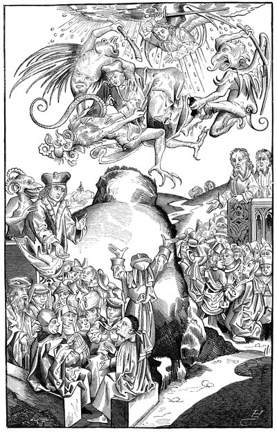 Antikrists regjeringstid, 1493 av Michel Volgemuth