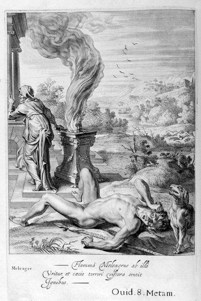 Meleager, 1655 av Michel de Marolles