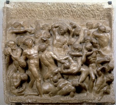 Kentaurer kamp av Michelangelo Buonarroti