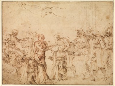 Kristus før Pilatus av Michelangelo Buonarroti