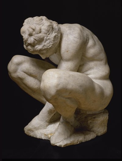 Huket gutt, mellom 1530 og 1534. av Michelangelo Buonarroti