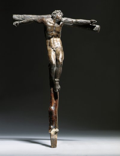 Korsfestelsesgruppe av Kristus, den gode tyven og den dårlige tyven av Michelangelo Buonarroti