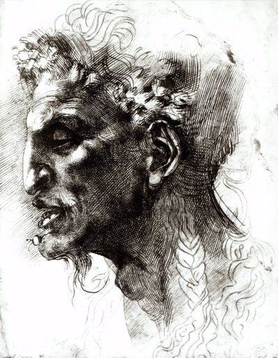Leder for en Satyr av Michelangelo Buonarroti