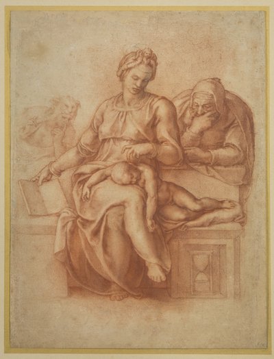 Vår Frue av Stillheten, ca. 1538 av Michelangelo Buonarroti