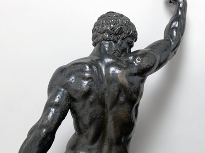 Naken Bacchants som rir pantere, ca. 1506-08 (bronse) av Michelangelo Buonarroti