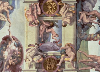 Det sixtinske kapells tak (1508-12): The Creation of Eva av Michelangelo Buonarroti
