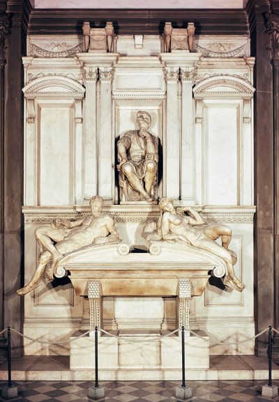 Graven til Lorenzo de 'Medici, hertugen av Urbino av Michelangelo Buonarroti