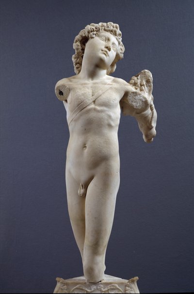 Ung bueskytter, ca. 1490 (marmor) av Michelangelo Buonarroti