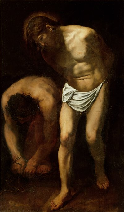 Flageleringen, ca.1610 av Michelangelo Merisi Caravaggio