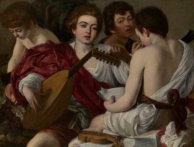 Musikerne, 1597. av Michelangelo Merisi Caravaggio