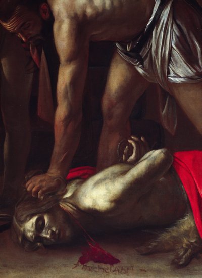 Detalj av: "Dekollasjonen til døperen Johannes av Michelangelo Merisi da Caravaggio