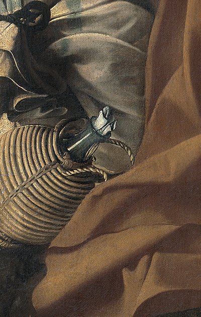 Detalj av resten på flukten til Egypt, ca. 1603 (olje på lerret) av Michelangelo Merisi da Caravaggio