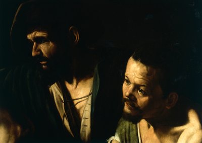 The Flagelation of Christ, detalj, ca. 1606 (olje på lerret) av Michelangelo Merisi da Caravaggio