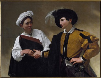 Spåkonen (olje på lerret av Michelangelo Merisi da Caravaggio