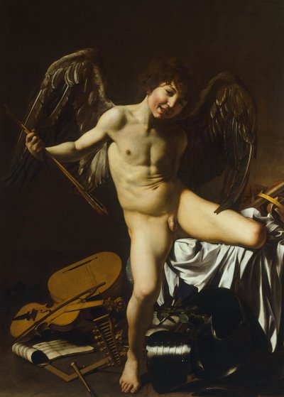 Seiere Amor av Michelangelo Merisi da Caravaggio