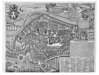 Fabriano mest kjente landet i Italia, 1630 av Michele Buti