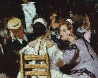 En kafé på Piazza San Marco, av Michele Cammarano av Michele Cammarano