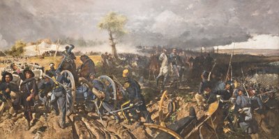 Slaget ved San Martino av Michele Cammarano