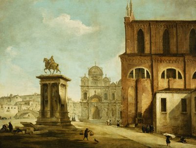 Campo SS Giovanni e Paolo, Venezia av Michele Marieschi