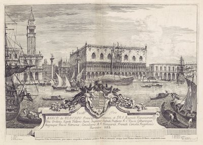 Storslått og selektiv utsikt over byen Venezia av Michele Marieschi