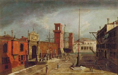 Arsenale, Venezia av Michele Marieschi