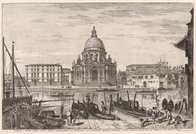 Utsikt over Venezia: S. M. Della Salute av Michele Marieschi