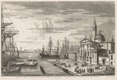 Utsikt over Venezia: The Basin of St. Marks, 1741. av Michele Marieschi