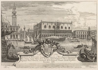 Utsikt over Venezia: Piazzetta og Ducal Palace, 1741. av Michele Marieschi