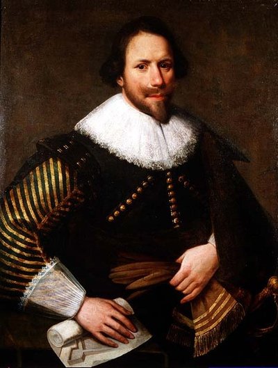 Portrett av en militærarkitekt (olje på lerret) av Michiel Jansz. van Miereveld