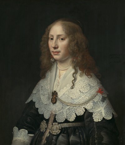 Portrett av Aegje Hasselaer Portrett av Aegje Hasselaer (1617-64) av Michiel Jansz van Mierevelt