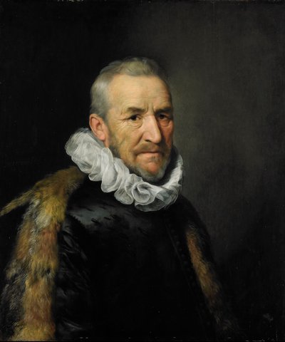 Portrett av en mann, ca. 1625 (olje på panel) av Michiel Jansz van Mierevelt