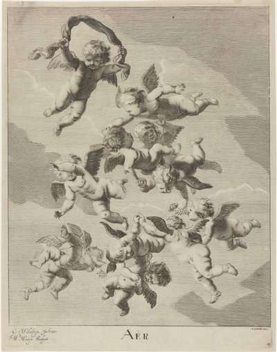 Himmel Aer (tittel på objekt) The Four Elements (serietittel) av Michiel Mosijn