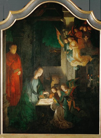 Hellige natt (maleri på eik) av Michiel Sittow