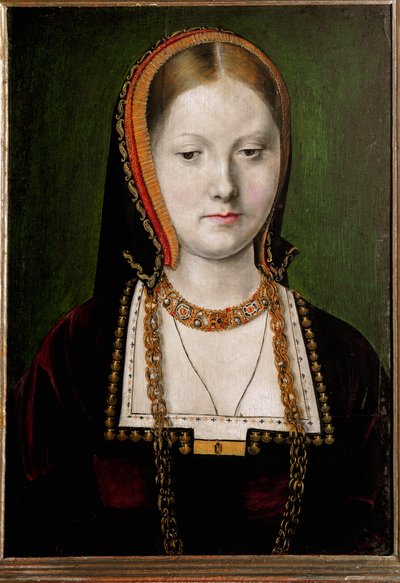 Portrett av Katarina av Aragon av Michiel Sittow