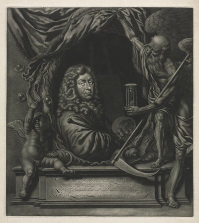 Selvportrett av Michiel van Musscher