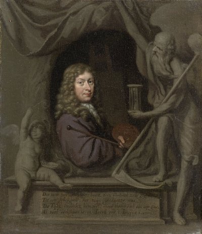 Selvportrett av Michiel van Musscher