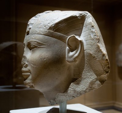 Overhode for en konge, muligens Seankhkare Mentuhotep III, ca. 2000–1988 f.Kr. (kalkstein) av Middle Kingdom Egyptian
