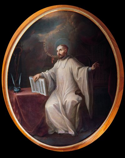 Representasjon av Saint Bernard av Clairvaux (1090-1153) av Miguel Cabrera