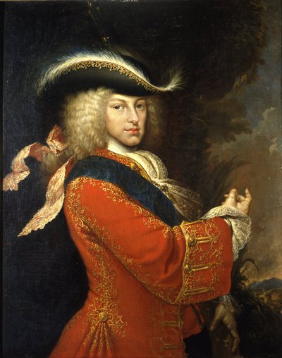 Filip V i jaktkostyme av Miguel Jacinto Meléndez