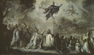 St. Augustins opptreden av Miguel Jacinto Meléndez