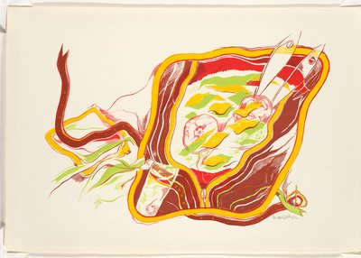 Rad av Miguel Ángel Cárdenas (signed by artist)