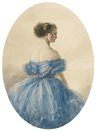 Portrett av prinsesse Anna i Sayn-Wittgenstein av Mihaly von Zichy