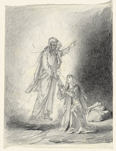 Ikke rør meg; Noli me tangere av Mihaly von Zichy