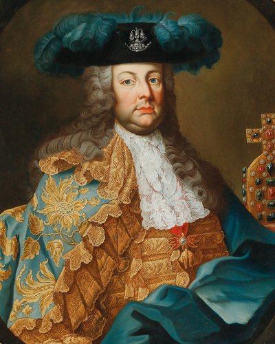 Portrett av keiser Frans I av Østerrike 1708-1765. av Mijtens