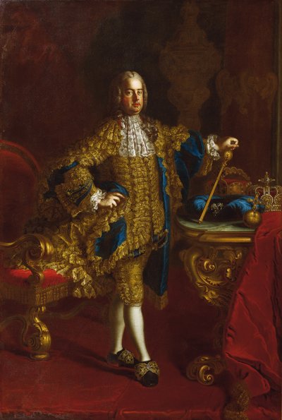 Portrett av keiser Frans I av Østerrike 1708-1765, mellom 1745 og 1765. av Mijtens