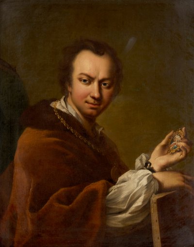 Selvportrett, 1731-1734. av Mijtens