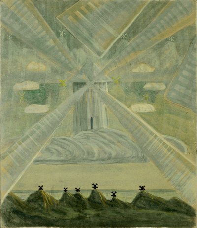Andante Sonata II, 1907. av Mikalojus Konstantinas Čiurlionis