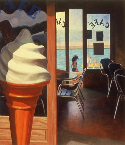 Kafé ved bassengkanten av Mike Briscoe