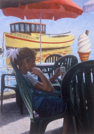 Studer ved Grève de Lecq av Mike Briscoe