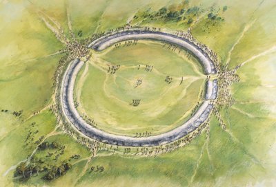 Stonehenge fase 1, c30. århundre f.Kr., c1990-2010 av Mike Seaforth